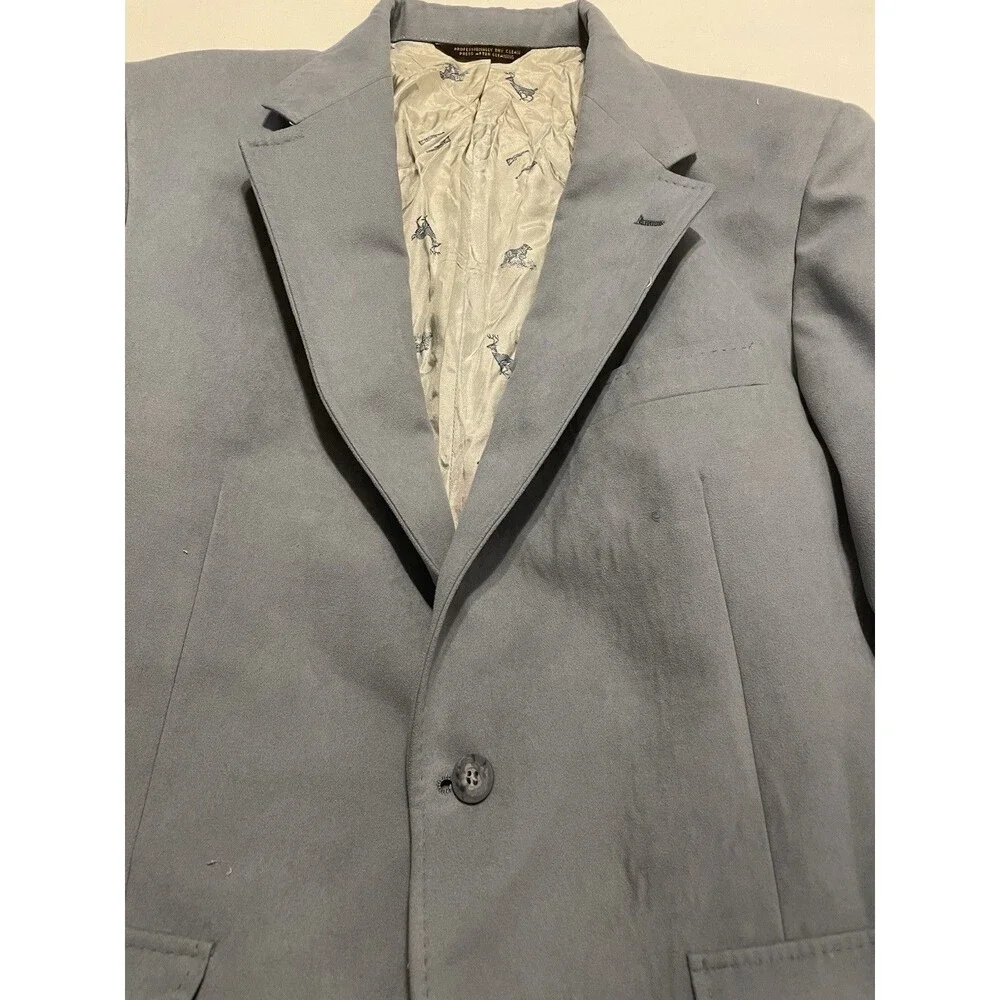 Men's Cricketeer for West’s Store Light Blue Suit Jacket 42 NO SIZE TAG